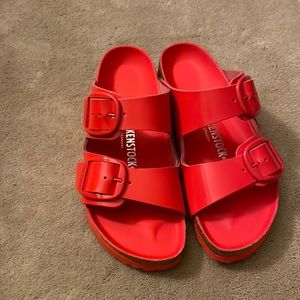 Red Birkenstock 39